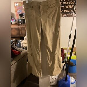 Athleta Tan Cargo Pants Size 0